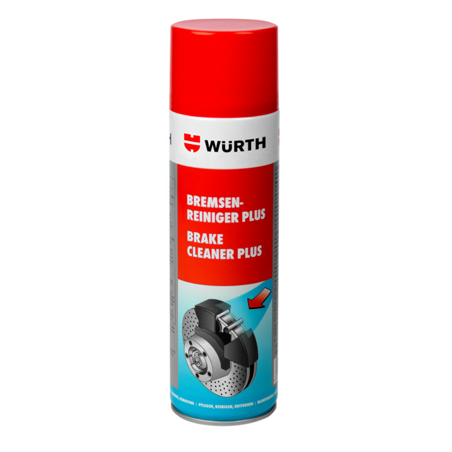 Wurth Professional Brake Cleaner Spray 300ml, Clutch & Brake Parts Degreaser, Fast-Drying Cleaner for Automotive Maintenance