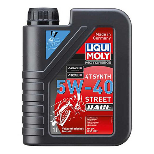 Liqui Moly 5w40  Fully Synthetic Motorbike 4T Street Race Engine Oil API SP 1L