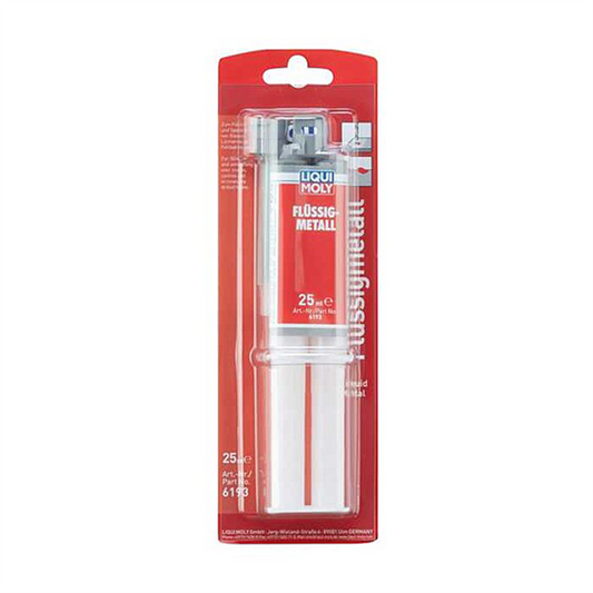 LIQUI MOLY Liquid Metal 2K Epoxy Adhesive Fast Cure High Strength Repair 25ml