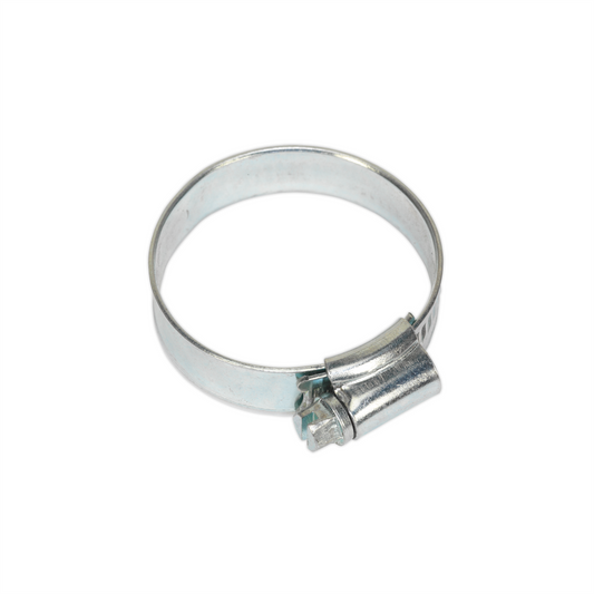 Sealey Zinc-Plated Worm-Drive Hose Clips Ã˜32â€“44mm 12mm Band Pack of 2