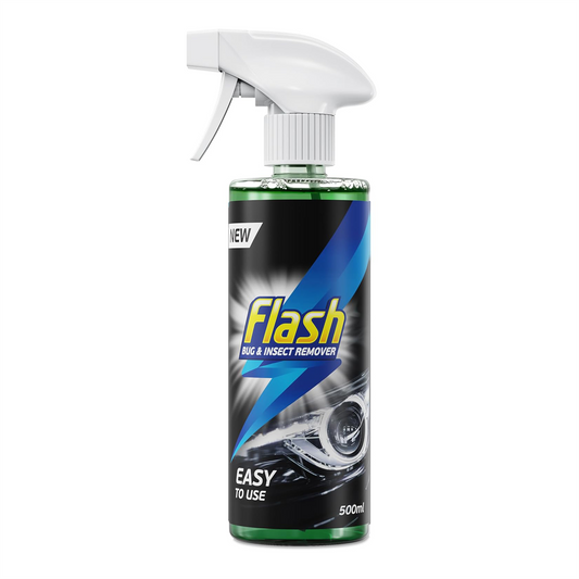 FLASH Insect Bug Remover Spray Powerful Car Cleaner for Tar & Bugs 500ml