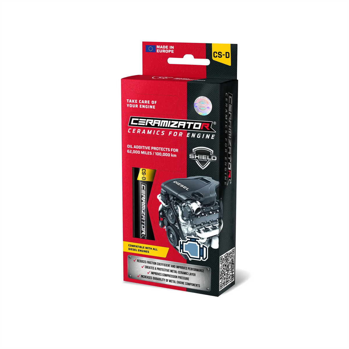 Ceramizator CS-D Diesel Engine Oil Additive Ceramic Regenerator Treatment 10g