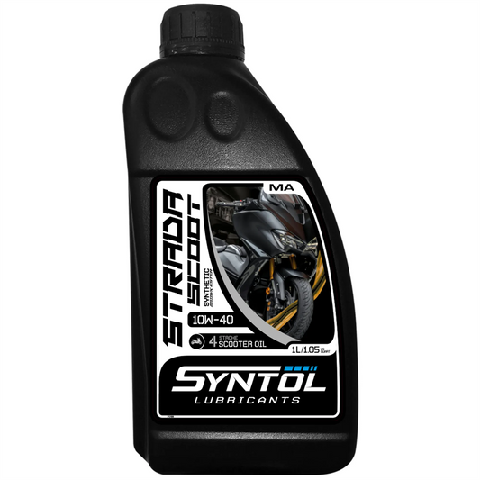 Syntol Strada Scoot 4T 10W-40 Semi Synthetic Scooter Engine Oil Jaso MA  1L