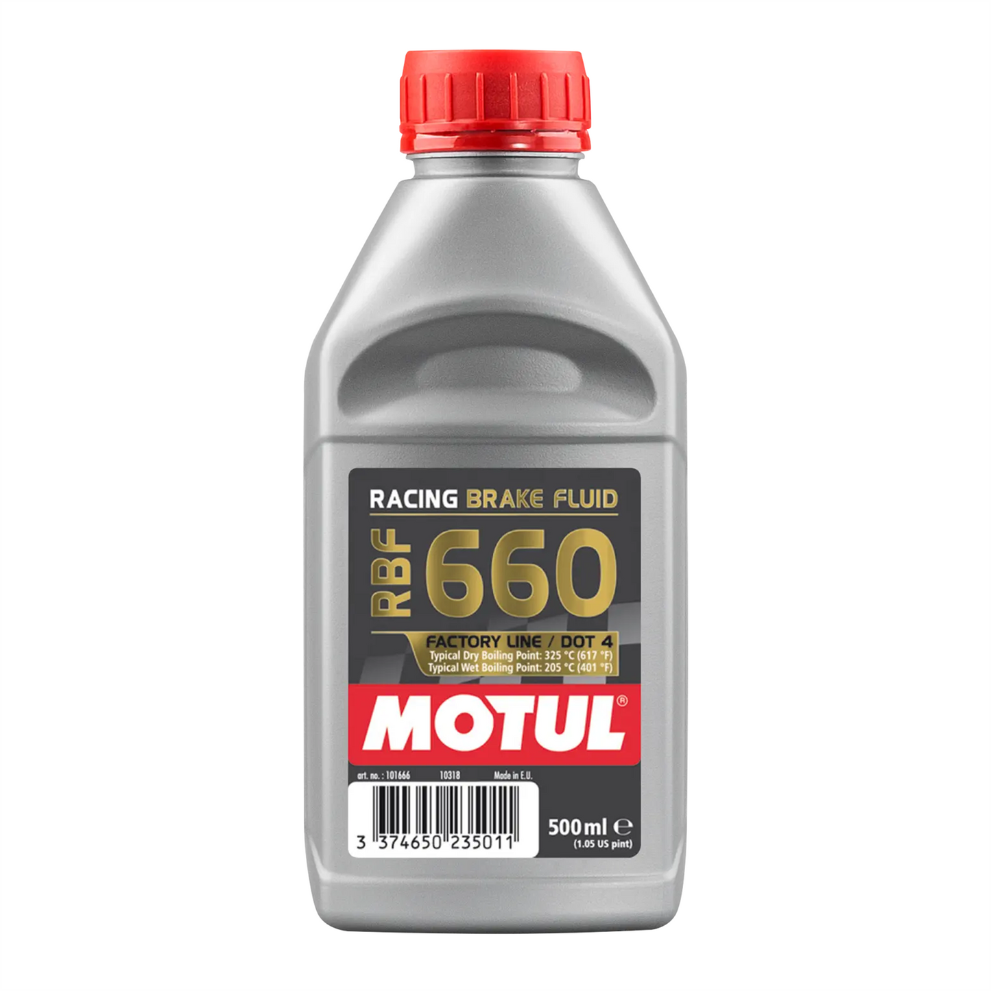 Motul RBF 660 Factory Line Synthetic DOT 4 Racing Brake Clutch Fluid 500ml