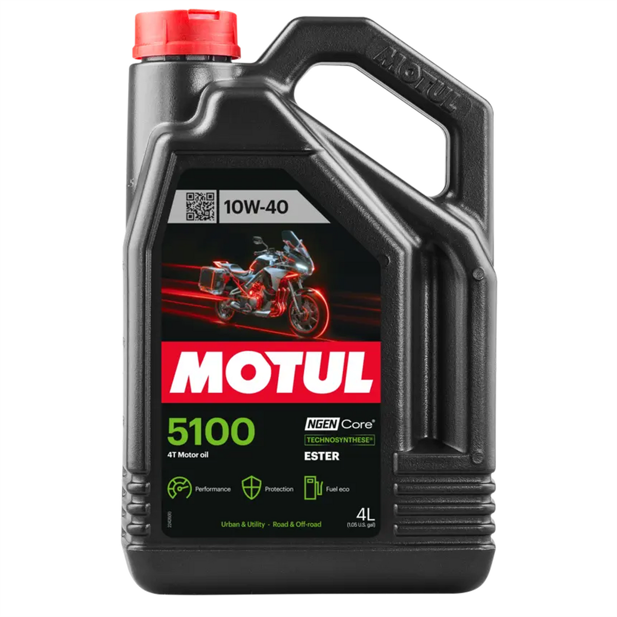 Motul 5100 4T 10W-30 10W-40 4 Stroke Motorcycle Engine Oil API SP Jaso MA2 4L