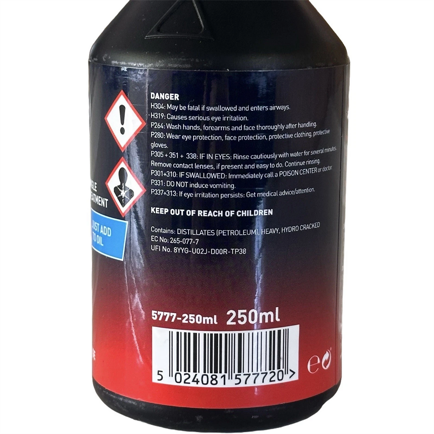 Millers Oils Engine Flush Additive Engine Oil Treatment Single Treatment 250ml