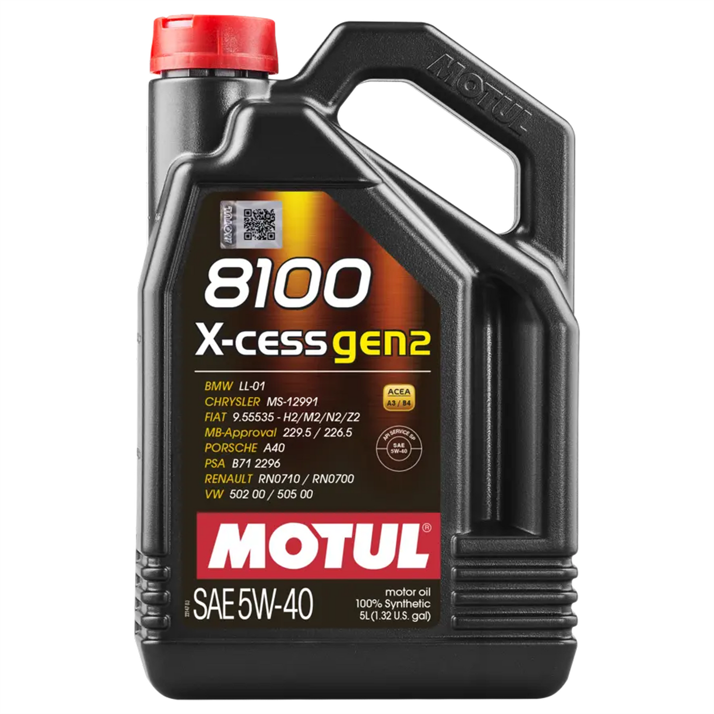 MOTUL 8100 X-CESS GEN2 5W40 Fully Synthetic Engine Oil Acea A3/B4 BMW LL-01