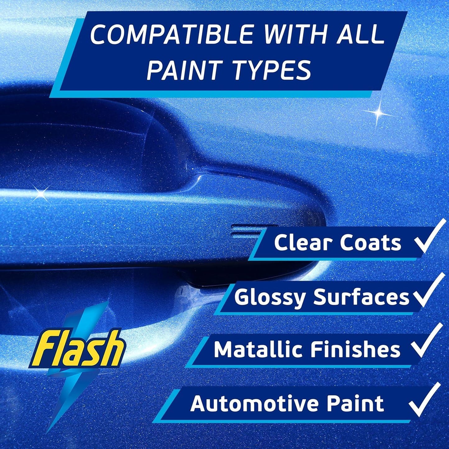 FLASH Car Polish High Gloss Instant Shine Paint Protection & Detailing 500ml