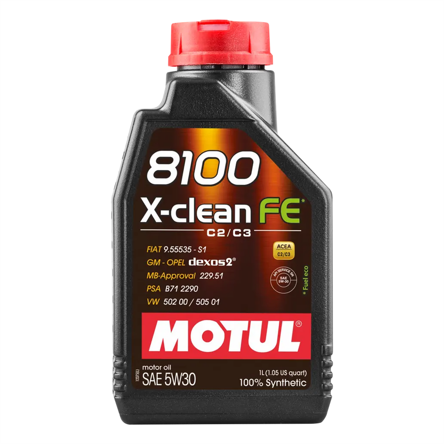 Motul 8100 X-CLEAN FE 5W30 Fully Synthetic Engine Oil ACEA C2, C3 Dexos 2 1L