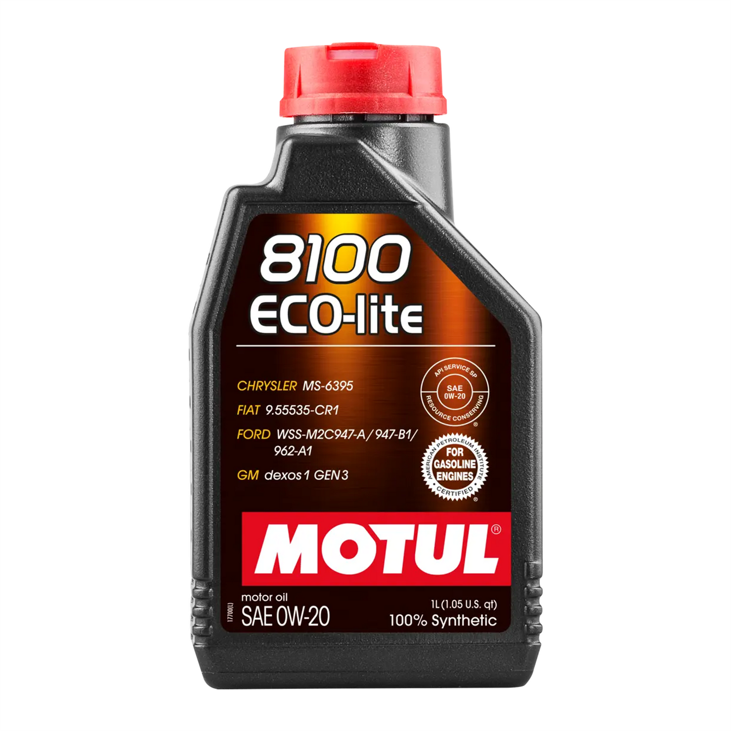 Motul 8100 ECO-LITE 0W20 Fully Synthetic Engine Oil GM dexos1 GEN3