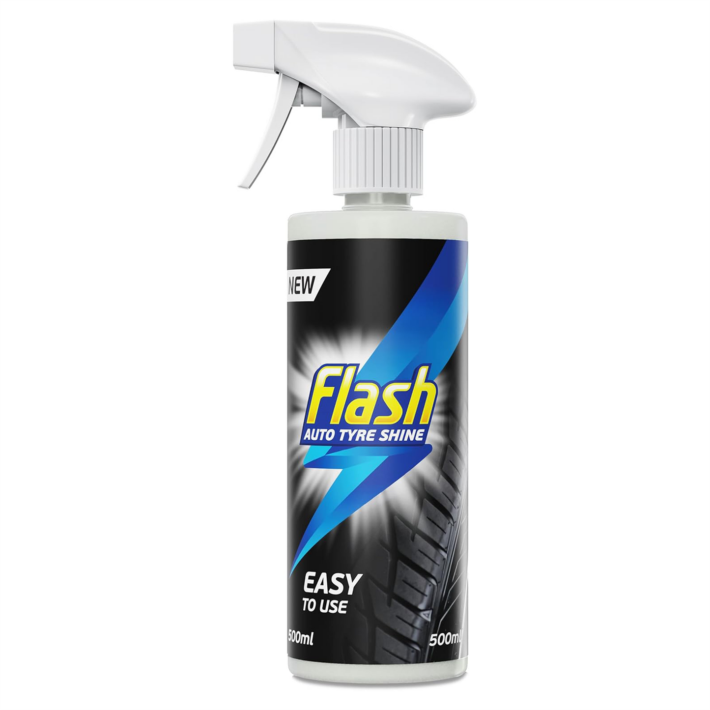 FLASH Tyre Shine Instant Dressing Spray Wet Look & Protection for Tyres 500ml