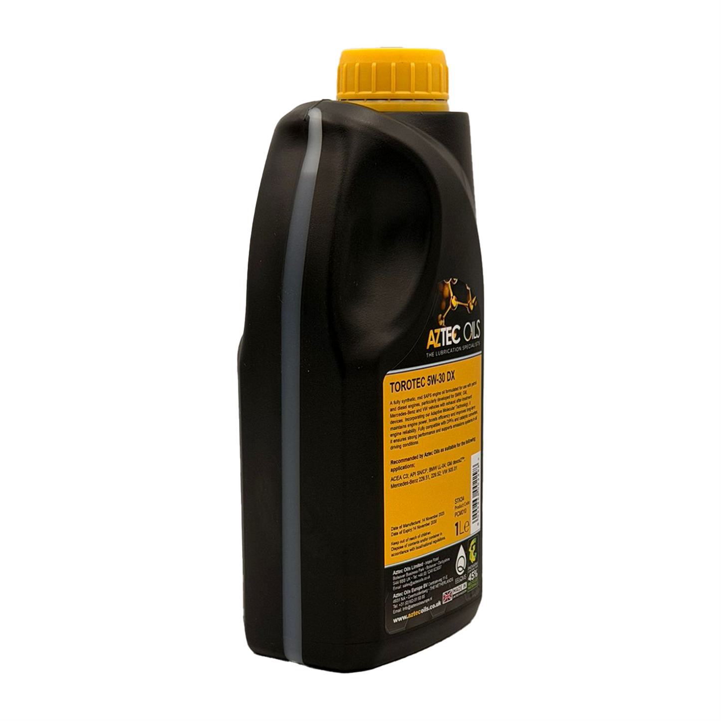 Aztec 5W-30 Fully Synthetic Engine Oil Acea C3 API SN/CF BMW LL-04 GM Dexos 2