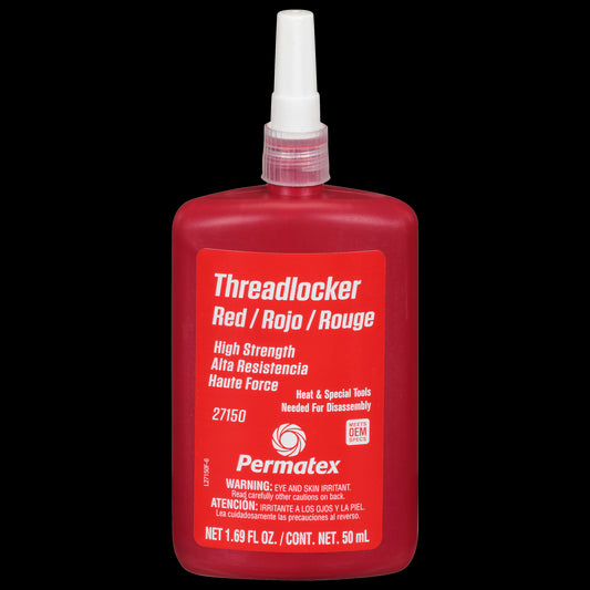 Permatex Threadlock High Strength Nut & Bolt Thread Lock Sealant 50 ml