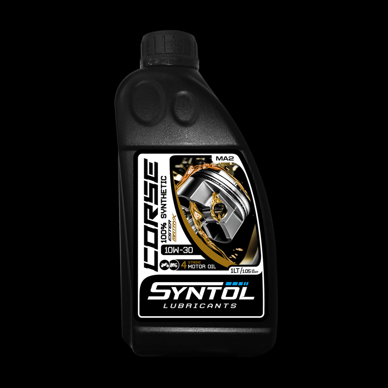 Syntol Corse 4T 10W-30 Motorcycle Fully Synthetic Engine Oil Jaso MA2/MA