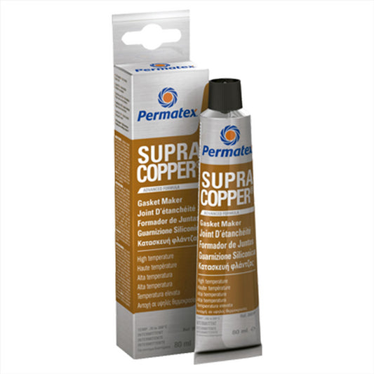 Permatex RTV Silicone Instant Gasket Maker Copper High Temperature Sealant 80ml