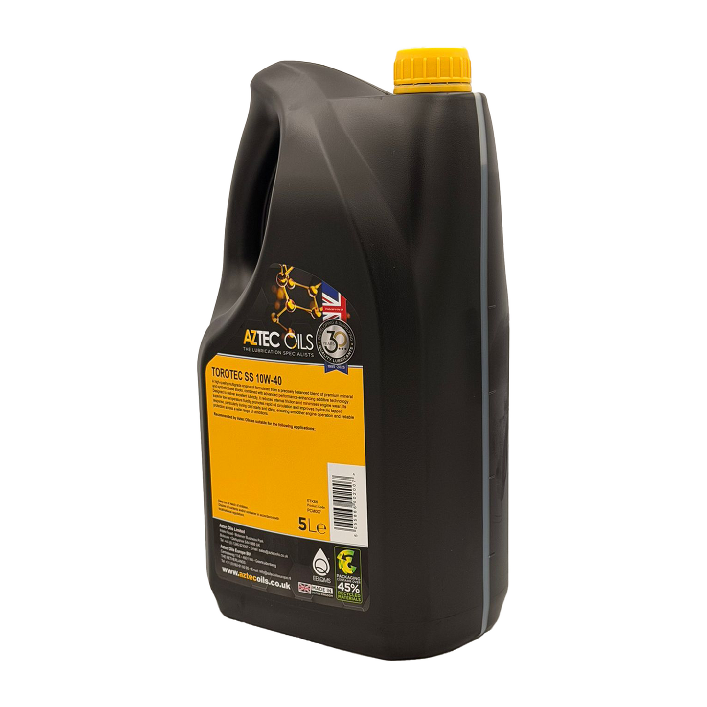 10w40 Semi Synthetic Engine Oil Aztec SS ACEA A3/B4 API SN/CF VW 502/505