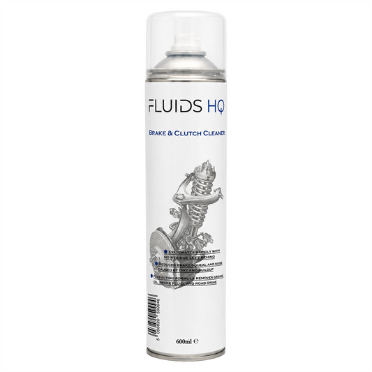 Fluids HQ Brake And Clutch Cleaner Aerosol Solvent Spray Parts Degreaser 600ml