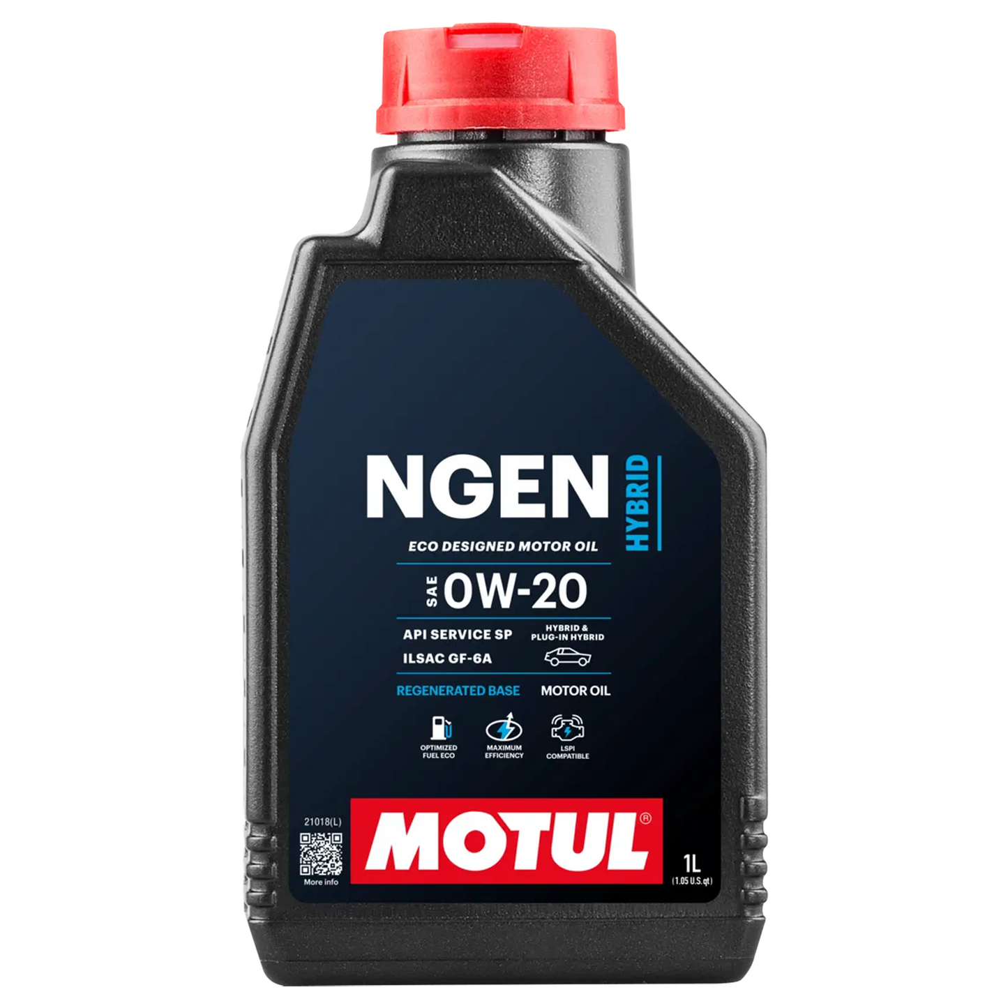 Motul NGen Hybrid 0W20 Fully Synthetic Engine Oil API SP ILSAC GF-6A
