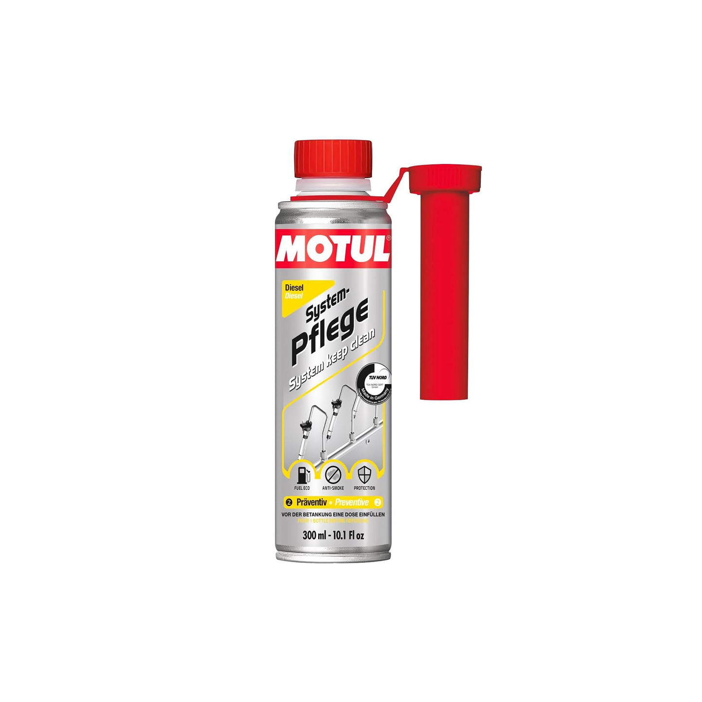 MOTUL Engine Clean Kit Diesel Engine Flush & Fuel System Cleaner Additive 600ml