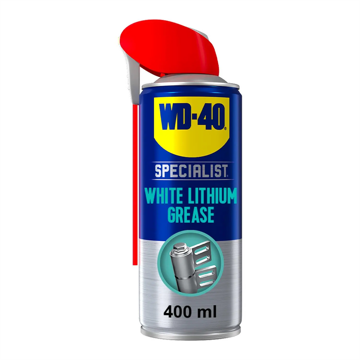 WD-40 Specialist White Lithium Grease Smart Straw Heavy Duty Lubricant 400ml