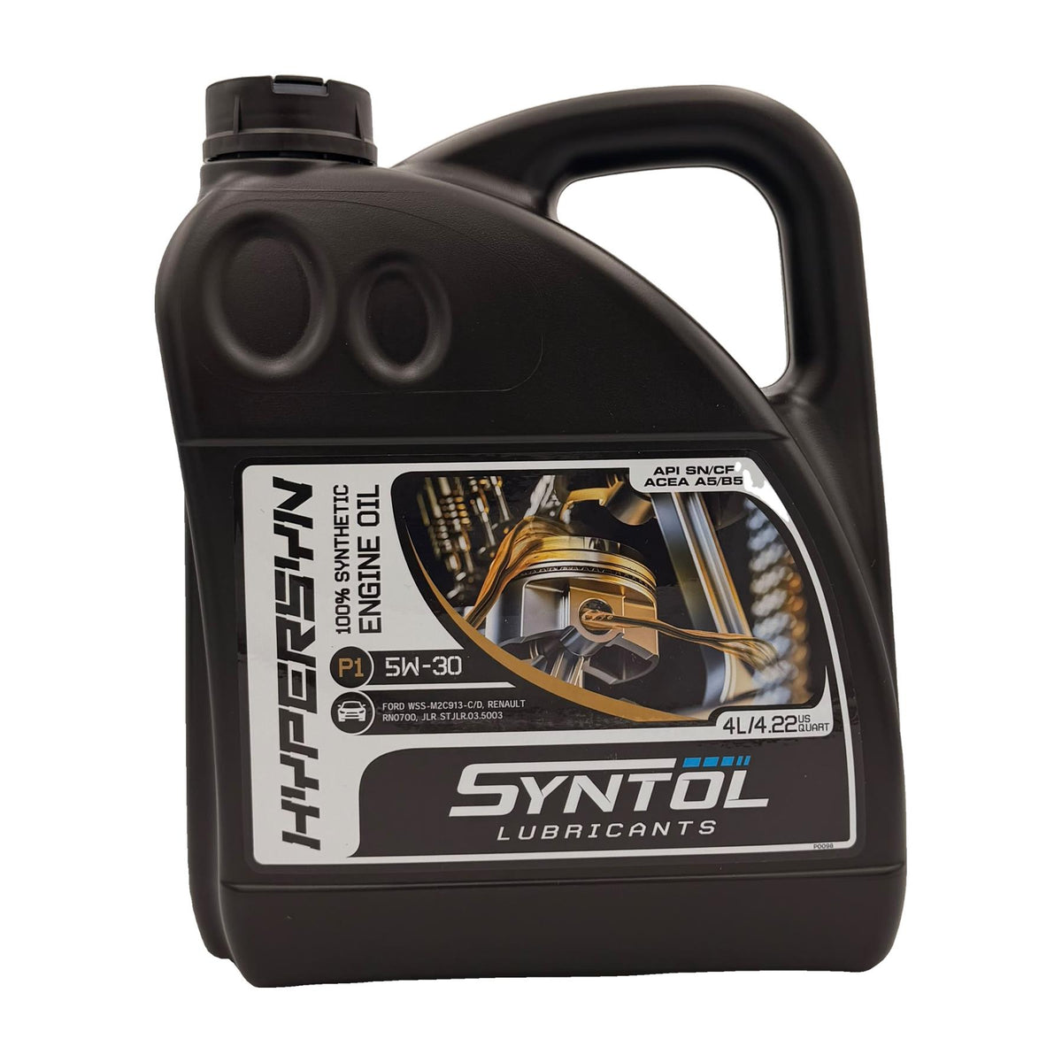 Syntol P1 5W40 Fully Synthetic Engine Oil API SN ACEA A3/B4 BMW LL-01