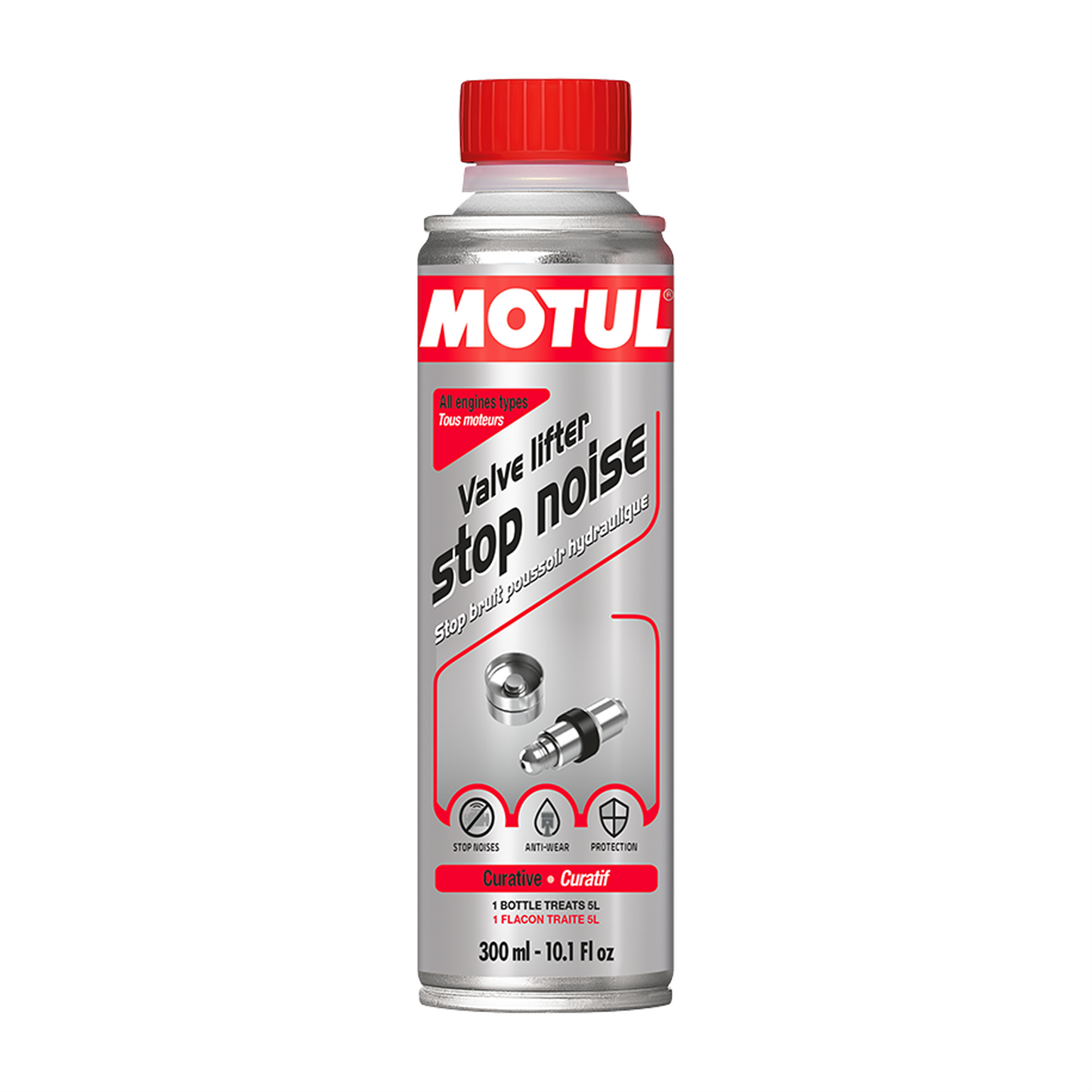 MOTUL Valve Lifter Stop Noise Additive for Petrol & Diesel Engines 300ml