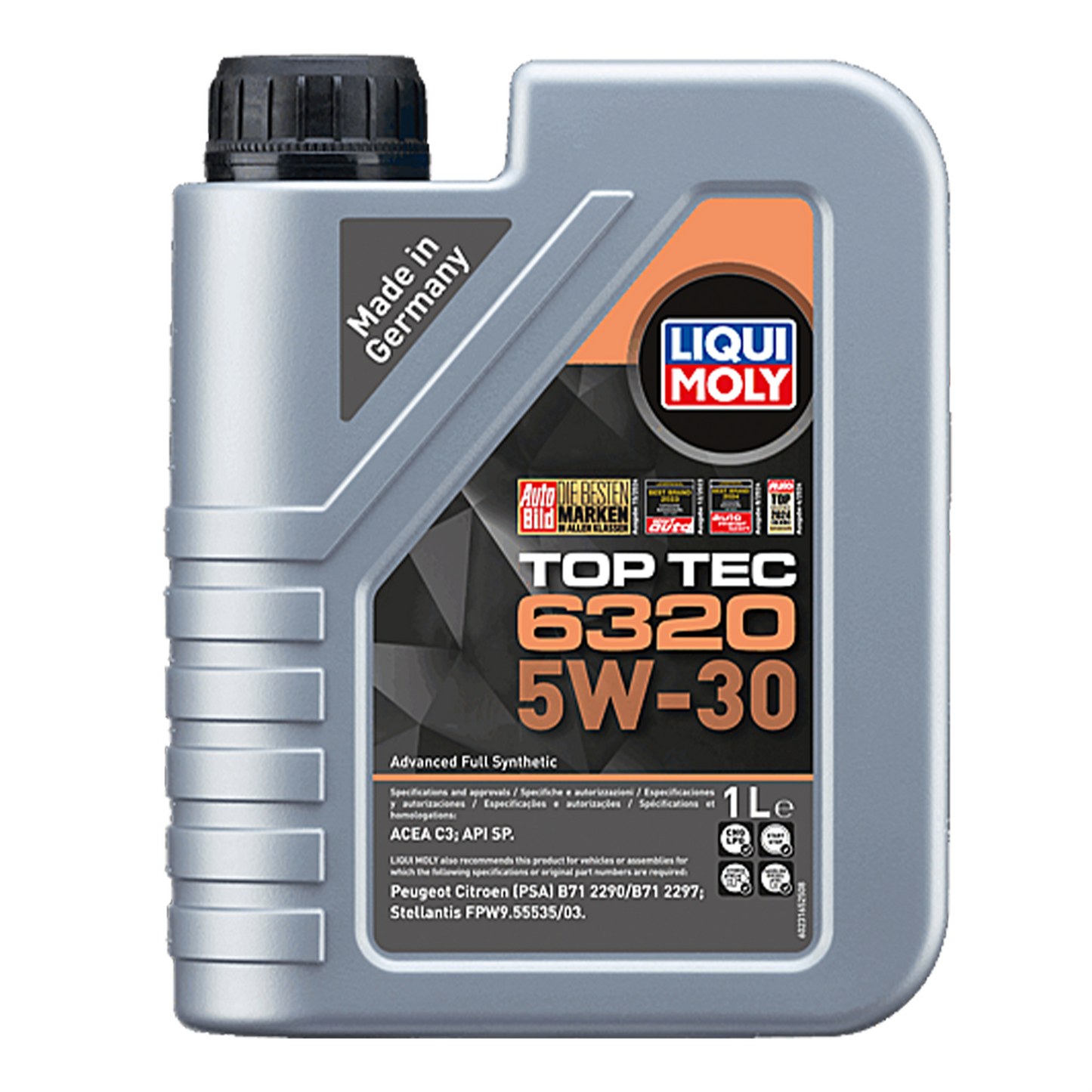 Liqui Moly Top Tec 6320 5W-30 Fully Synthetic ACEA C3 FPW9.55535/03