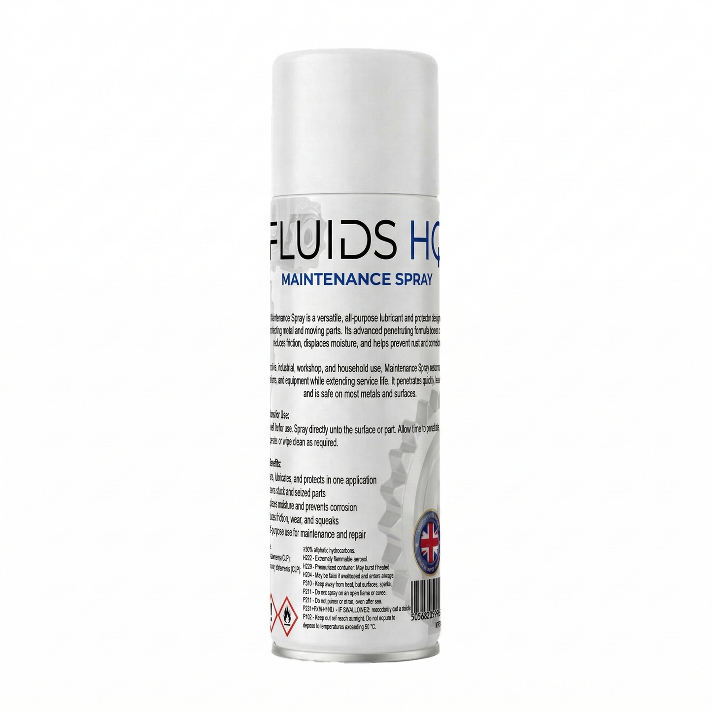 FluidsHQ Maintenance Spray Multi Purpose Lubricant Penetrating Oil 500ml